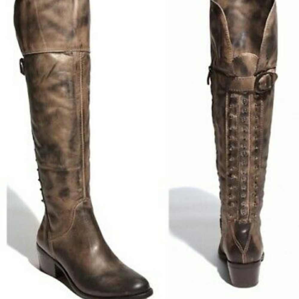 Vince Camuto Bilco Knee High Studded Boot 9.5